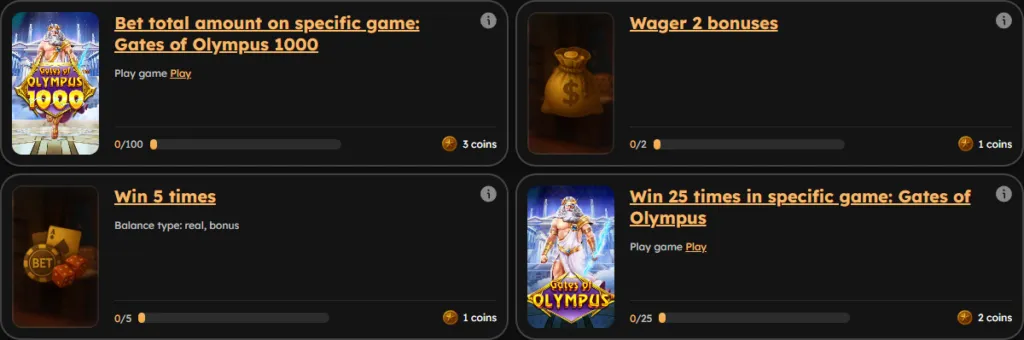 Mania Casino payments